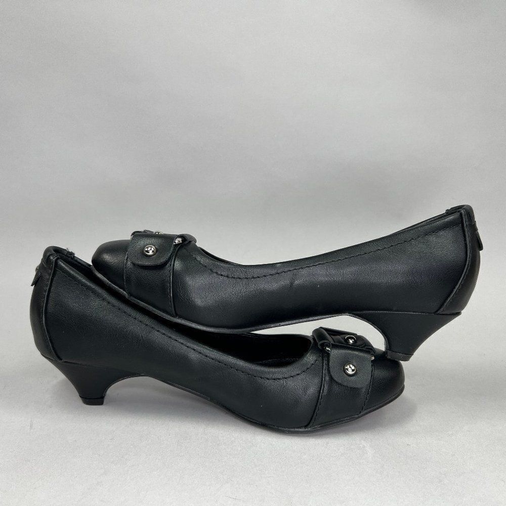 Ann Creek Women's Size 8.5 Round Toe Classic‎ Buckle Low Heels - Picture 7 of 11